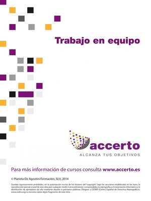 Trabajo en equipo - ebook